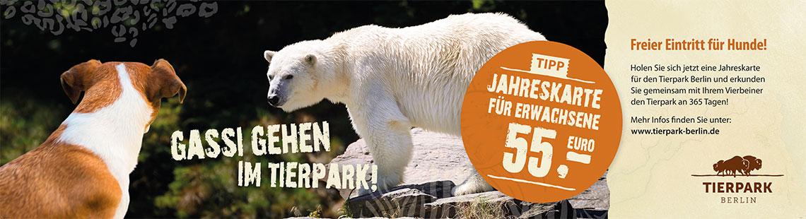 Jahreskarte Tierpark - Gassie gehen imi Tierpark
